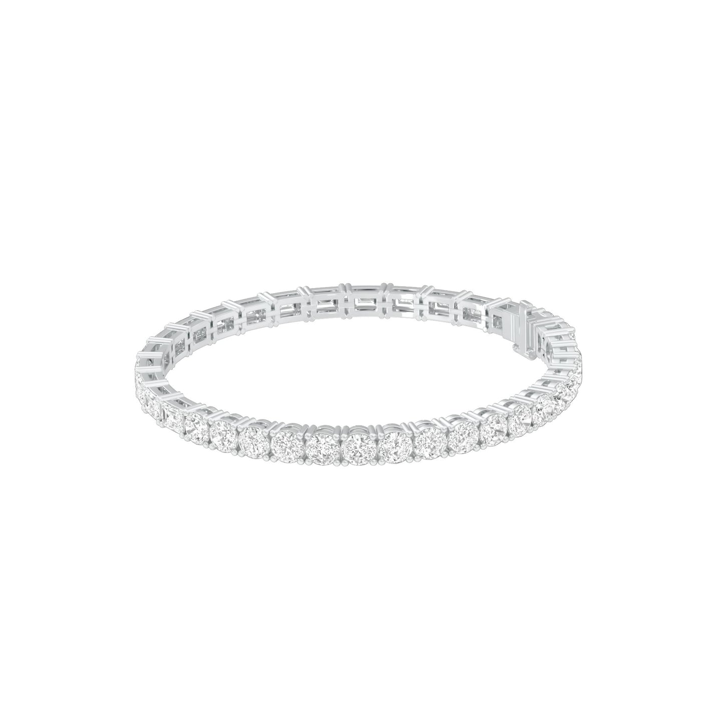 Royal Mix Diamond Tennis Bracelet 18 KT / White Gold