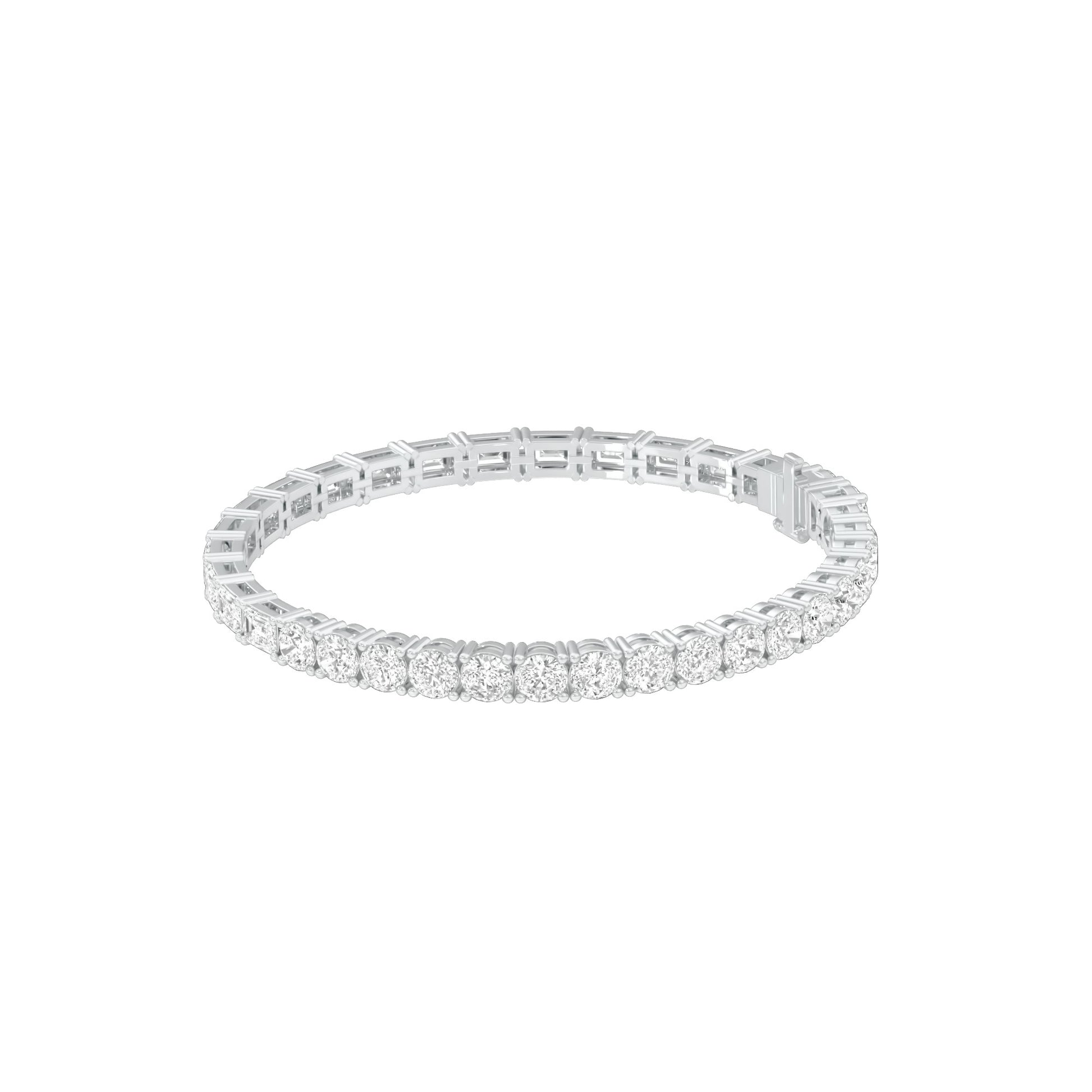 Royal Mix Diamond Tennis Bracelet 18 KT / White Gold
