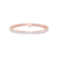 The Cut Manifesto Diamond Tennis Bracelet 18 KT / Rose Gold