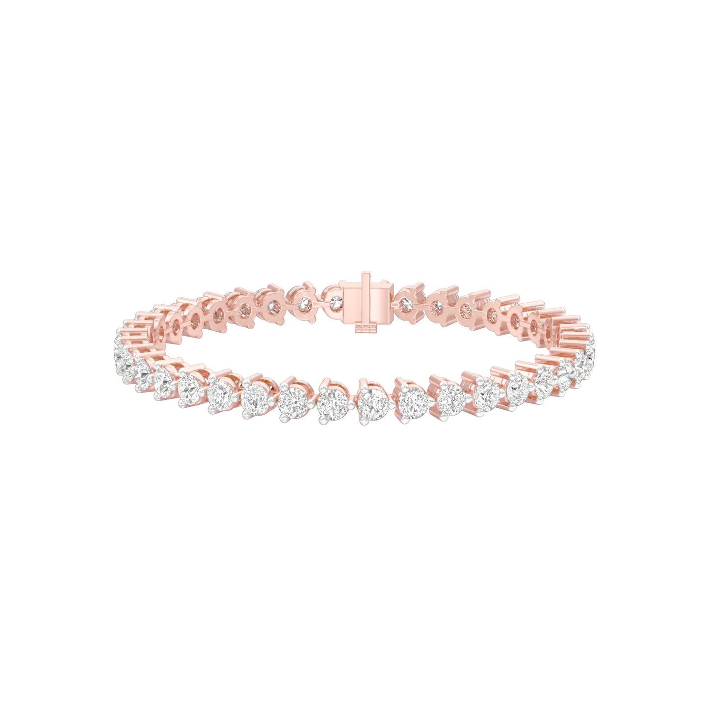 The Cut Manifesto Diamond Tennis Bracelet 18 KT / Rose Gold
