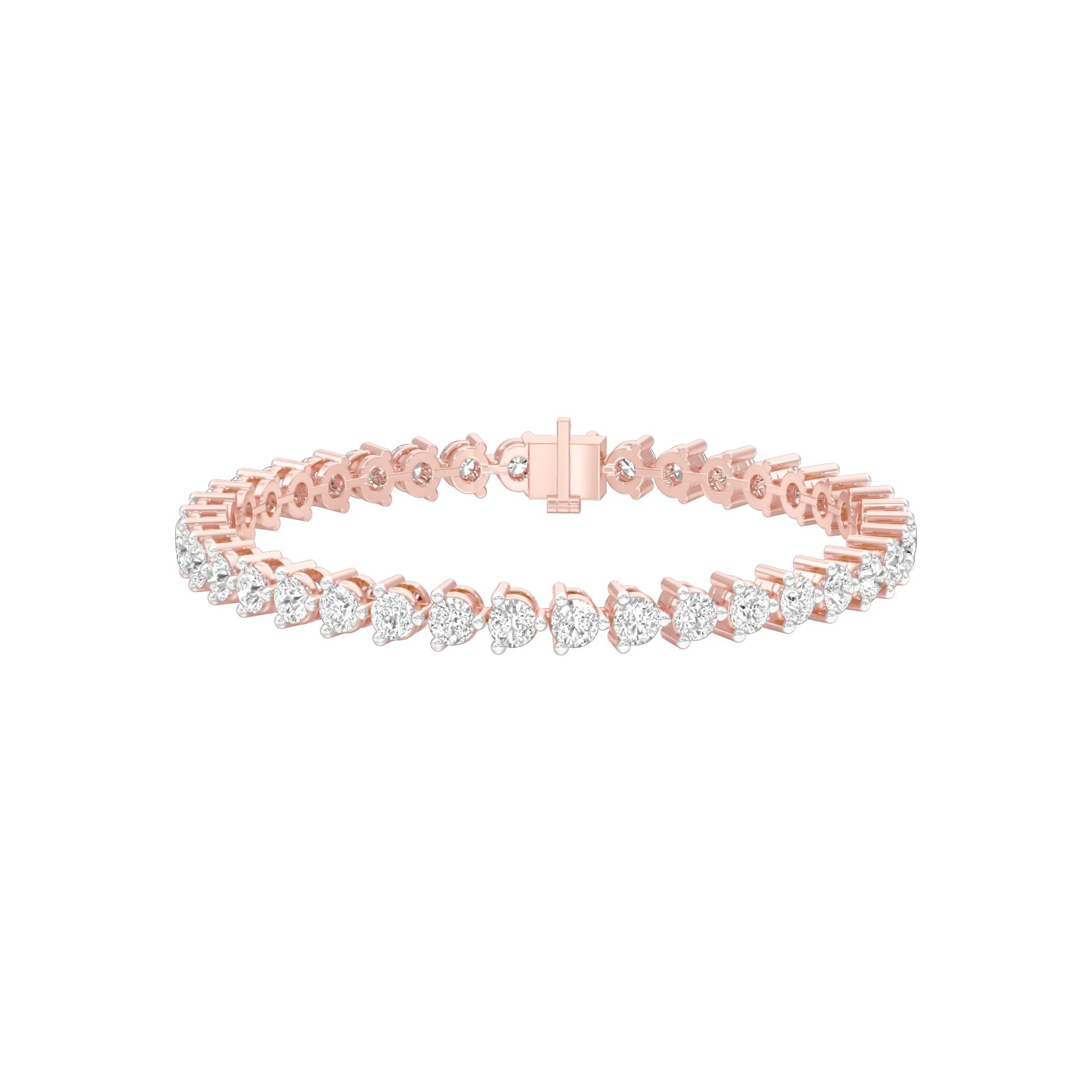 The Cut Manifesto Diamond Tennis Bracelet 18 KT / Rose Gold