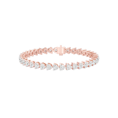 The Cut Manifesto Diamond Tennis Bracelet 18 KT / Rose Gold