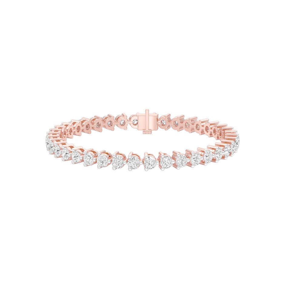 The Cut Manifesto Diamond Tennis Bracelet 18 KT / Rose Gold