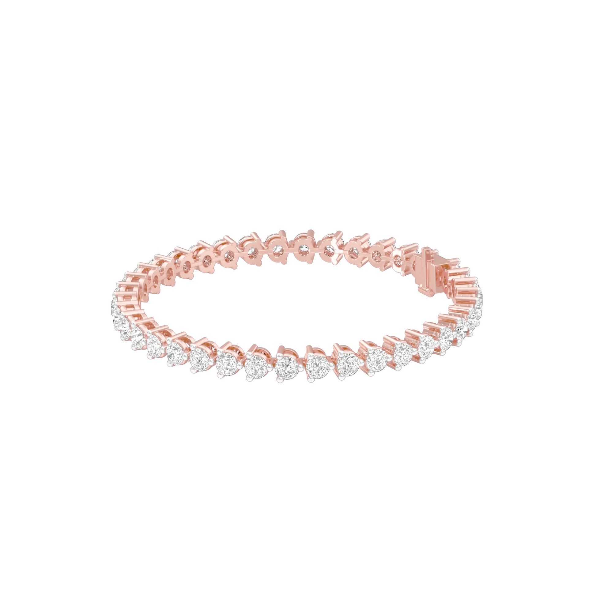 The Cut Manifesto Diamond Tennis Bracelet 18 KT / Rose Gold