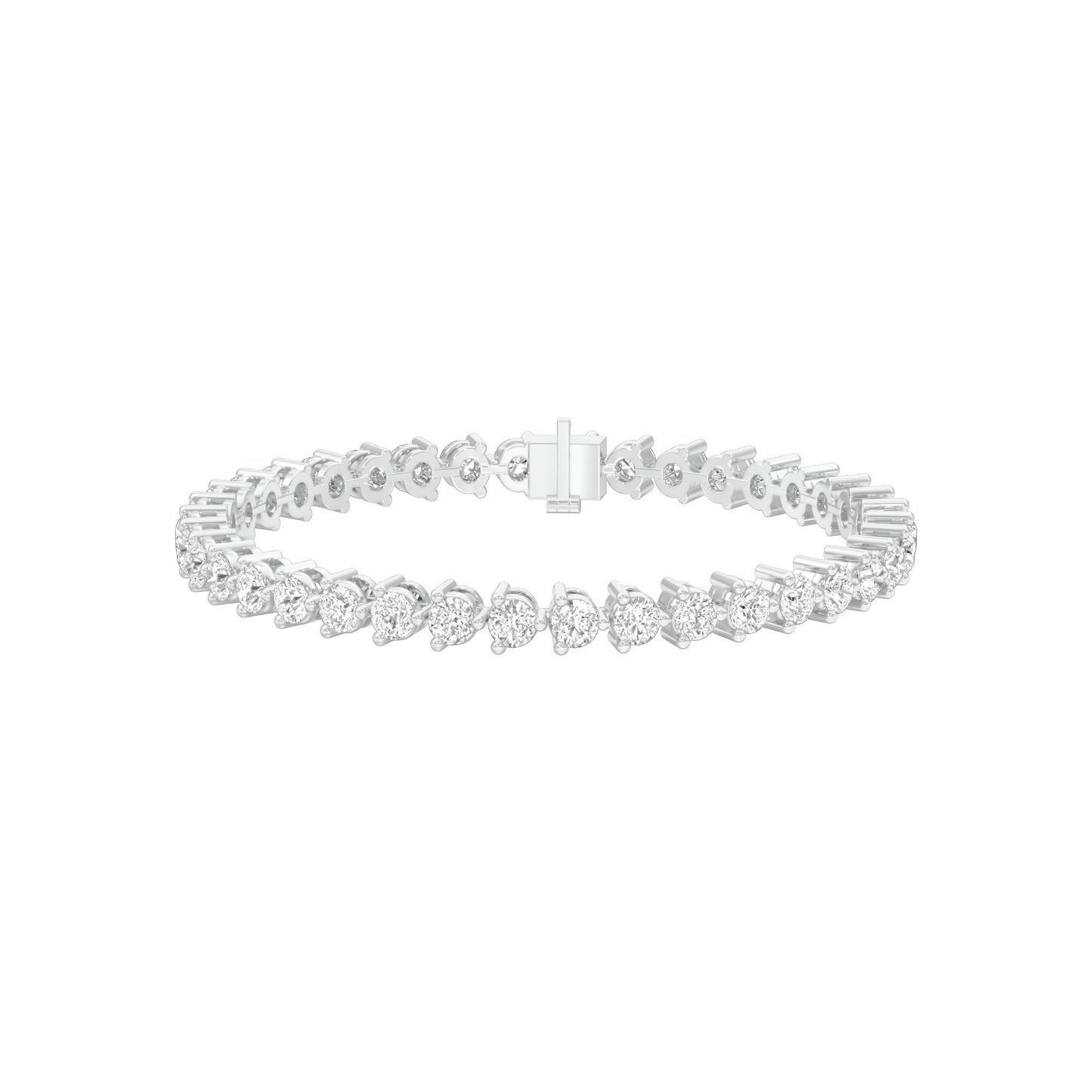 The Cut Manifesto Diamond Tennis Bracelet 18 KT / White Gold