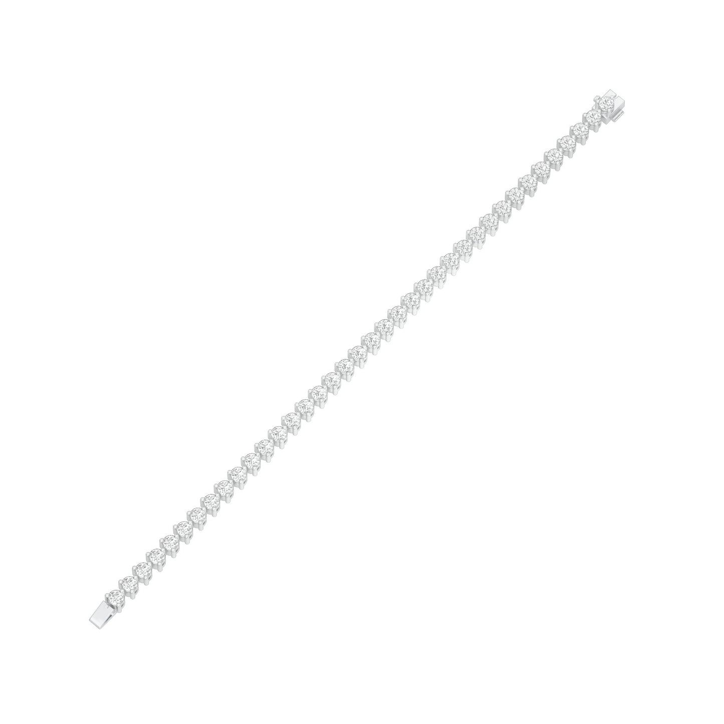 The Cut Manifesto Diamond Tennis Bracelet 18 KT / White Gold