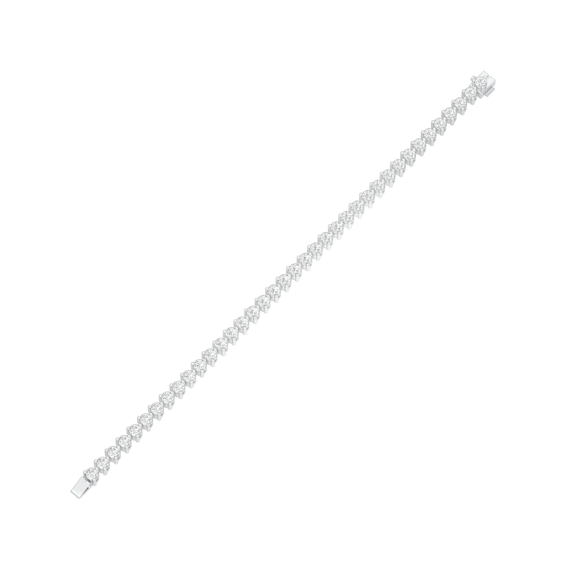 The Cut Manifesto Diamond Tennis Bracelet 18 KT / White Gold