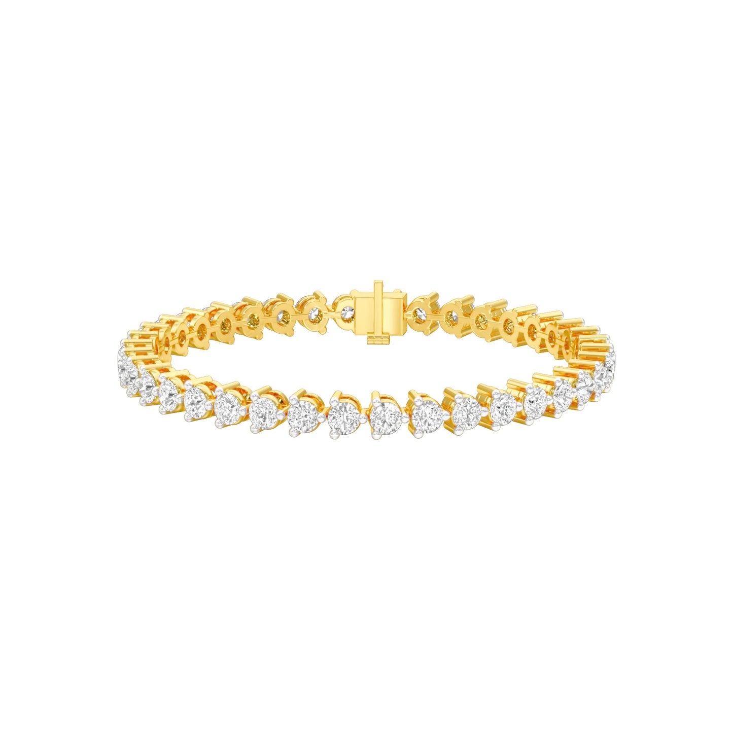 The Cut Manifesto Diamond Tennis Bracelet 18 KT / Yellow Gold