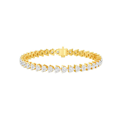 The Cut Manifesto Diamond Tennis Bracelet 18 KT / Yellow Gold