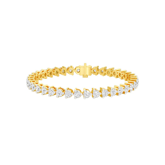 The Cut Manifesto Diamond Tennis Bracelet 18 KT / Yellow Gold