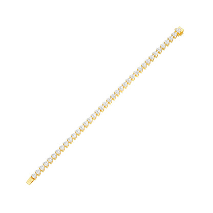 The Cut Manifesto Diamond Tennis Bracelet 18 KT / Yellow Gold