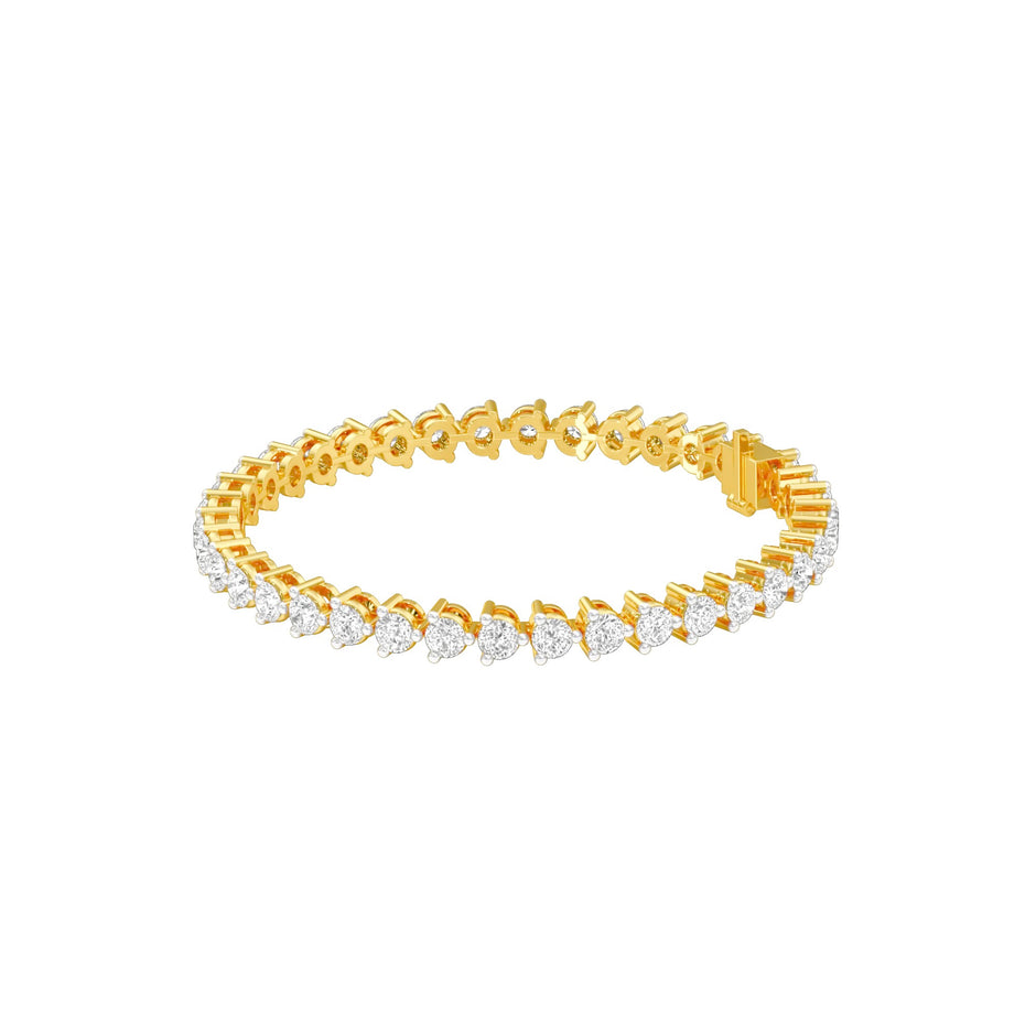 The Cut Manifesto Diamond Tennis Bracelet 18 KT / Yellow Gold