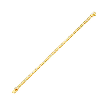 Mini Constellation Diamond Tennis Bracelet 18 KT / Yellow Gold