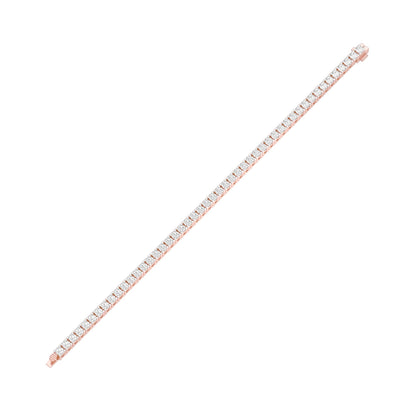 Lined In Grace Diamond Tennis Bracelet 18 KT / Rose Gold