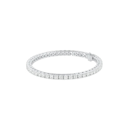 Lined In Grace Diamond Tennis Bracelet 18 KT / White Gold
