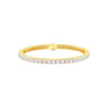Lined In Grace Diamond Tennis Bracelet 18 KT / Yellow Gold