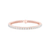 All of My Love Diamond Tennis Bracelet 18 KT / Rose Gold