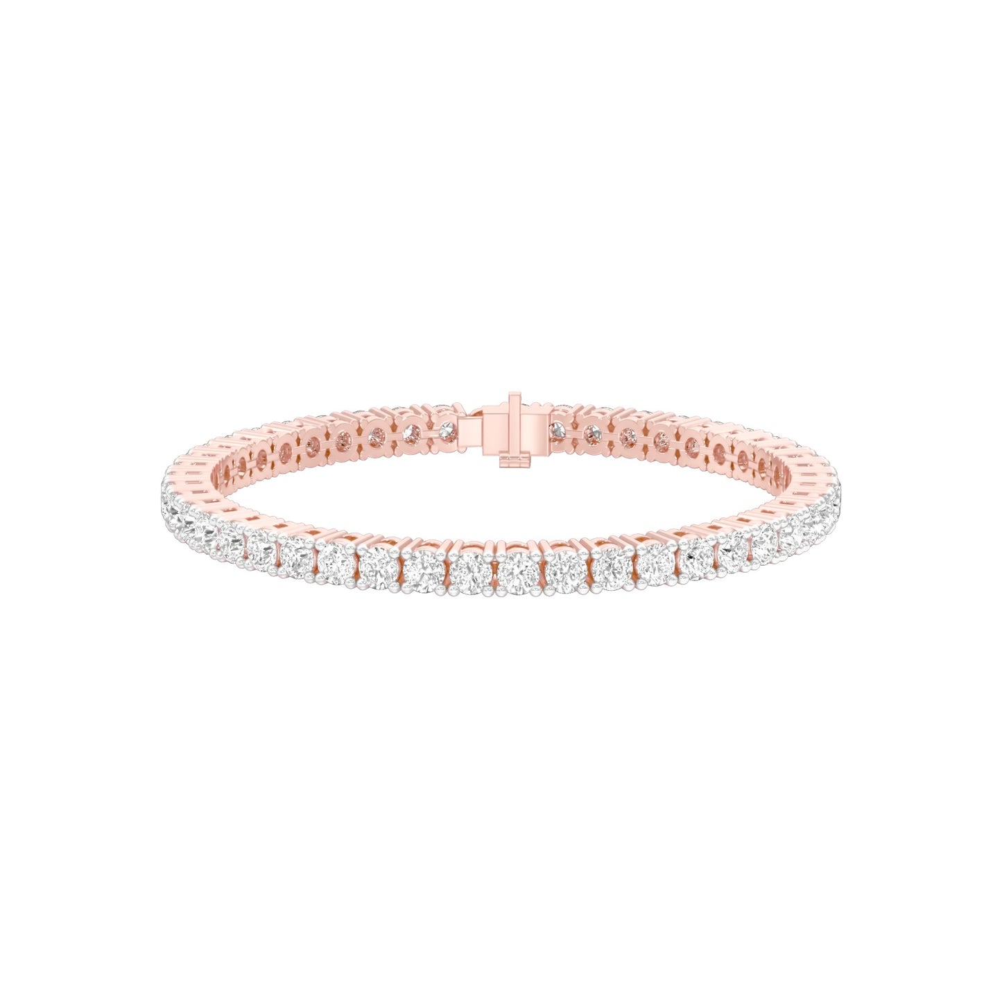 All of My Love Diamond Tennis Bracelet 18 KT / Rose Gold