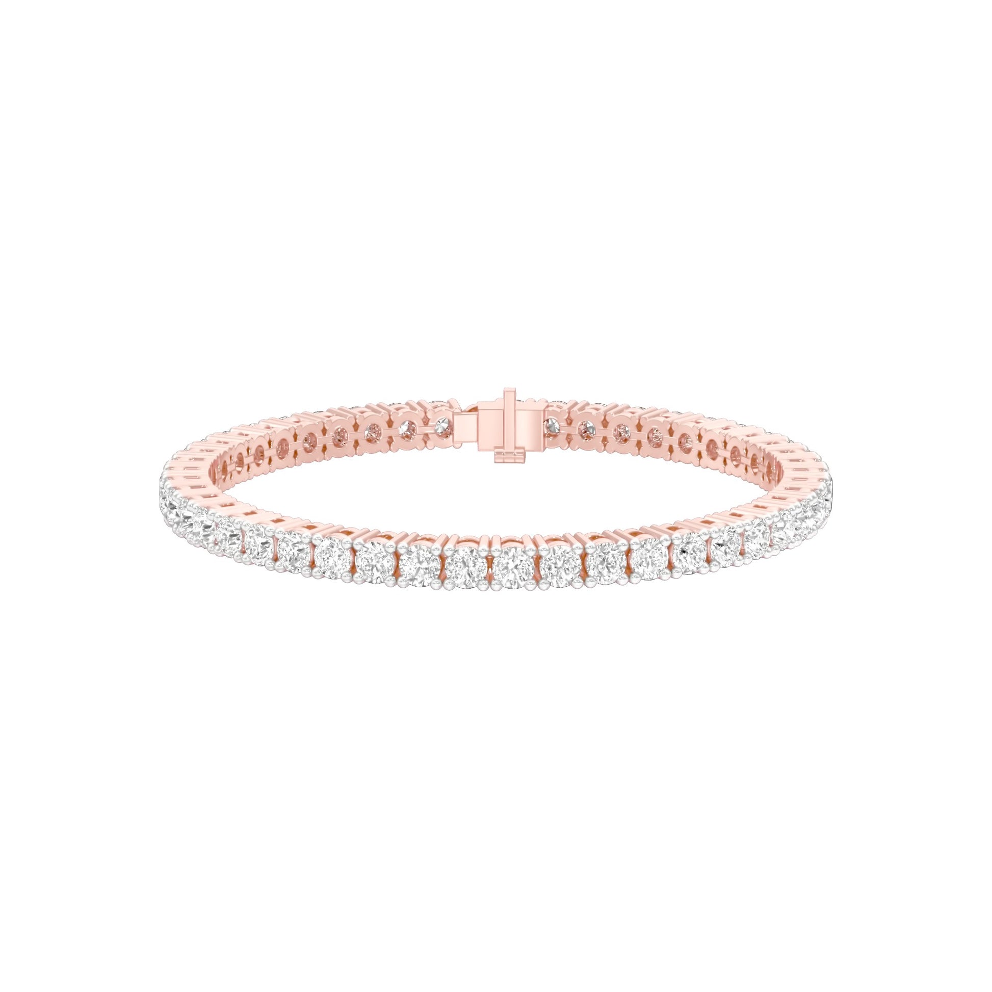 All of My Love Diamond Tennis Bracelet 18 KT / Rose Gold