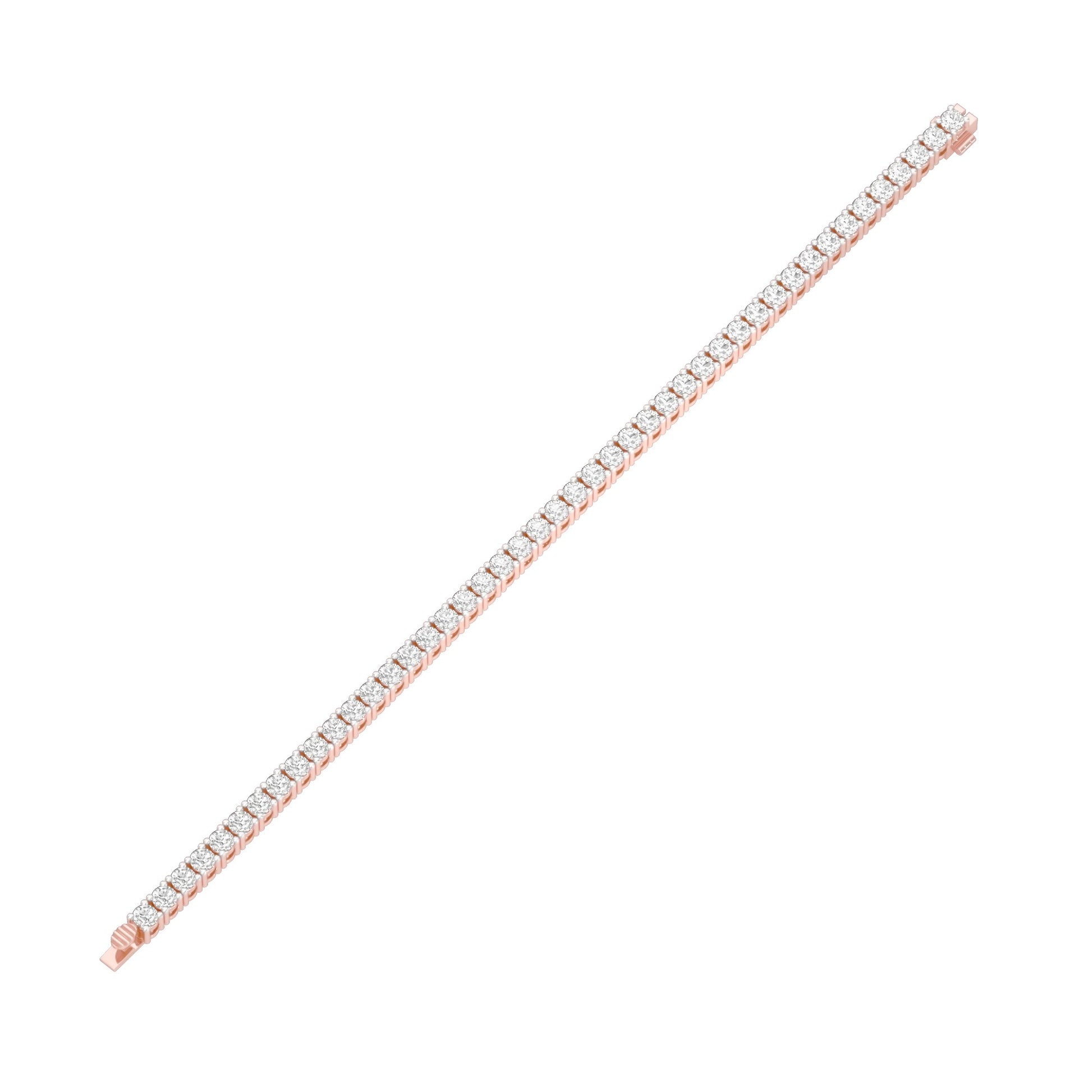 All of My Love Diamond Tennis Bracelet 18 KT / Rose Gold