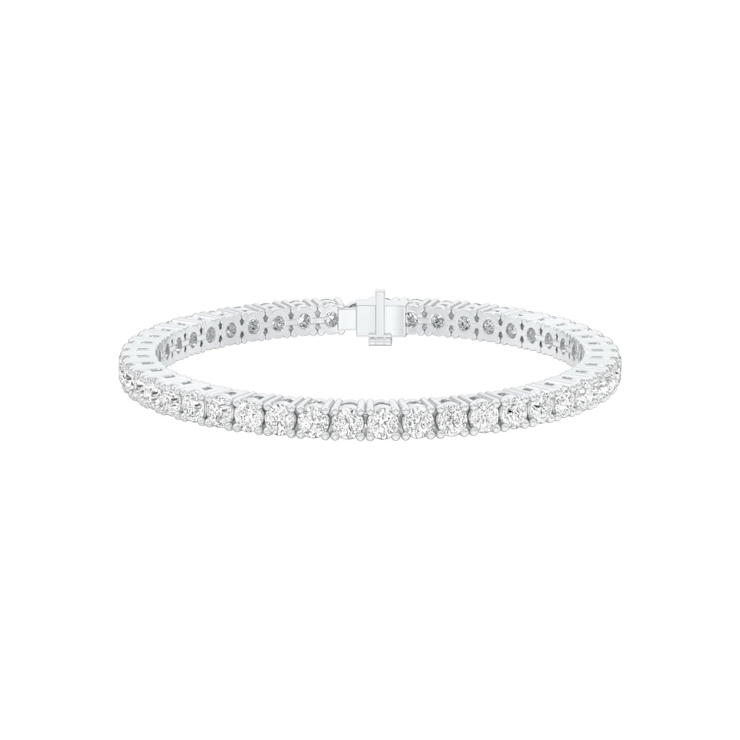 All of My Love Diamond Tennis Bracelet 18 KT / White Gold