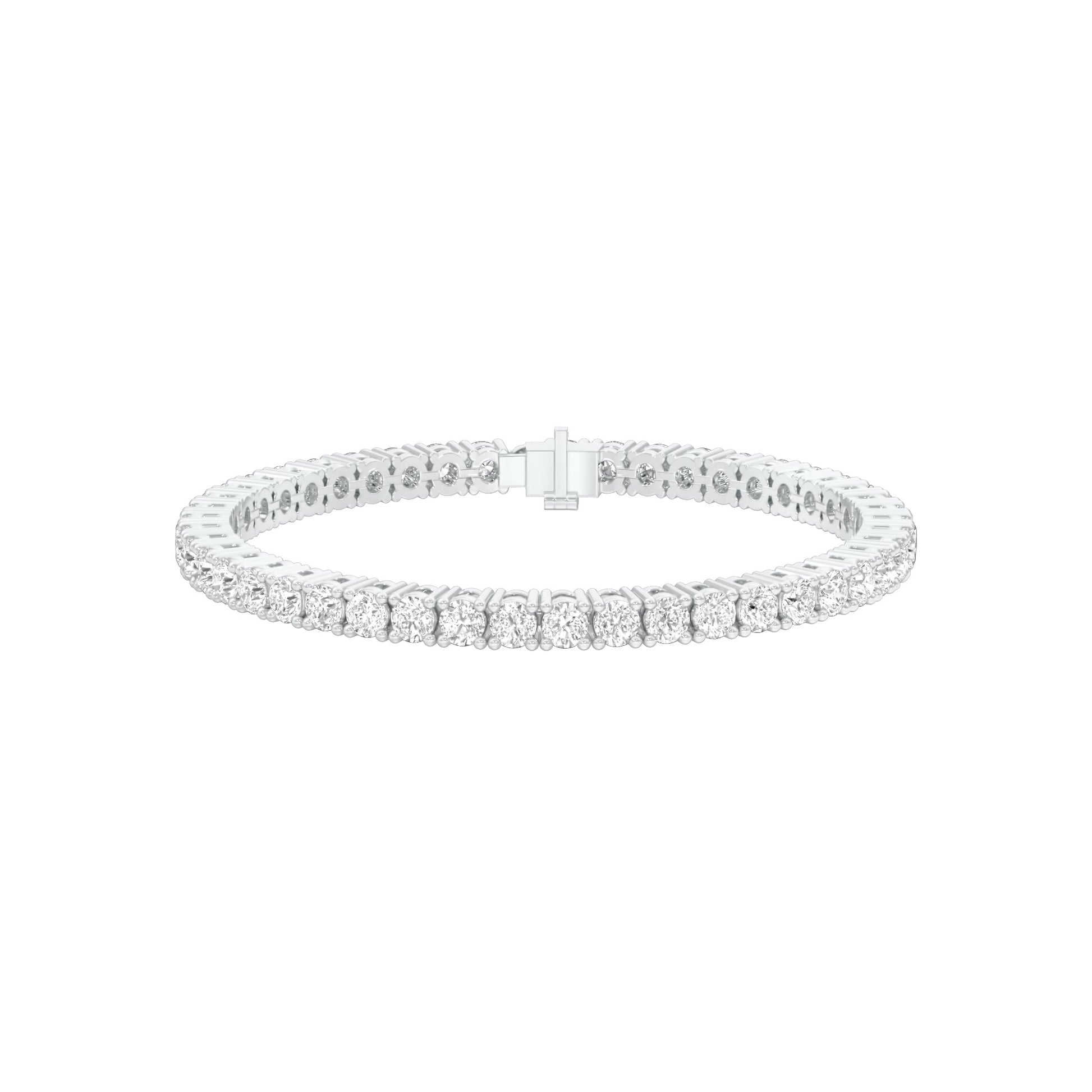 All of My Love Diamond Tennis Bracelet 18 KT / White Gold