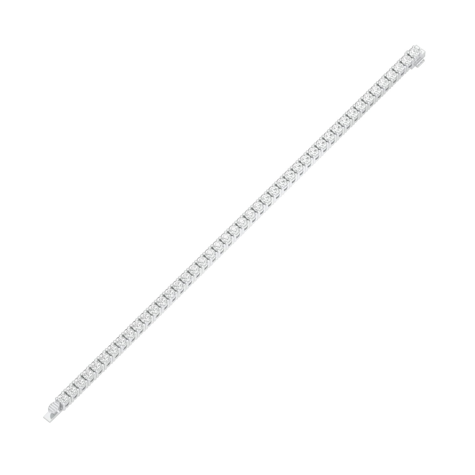 All of My Love Diamond Tennis Bracelet 18 KT / White Gold