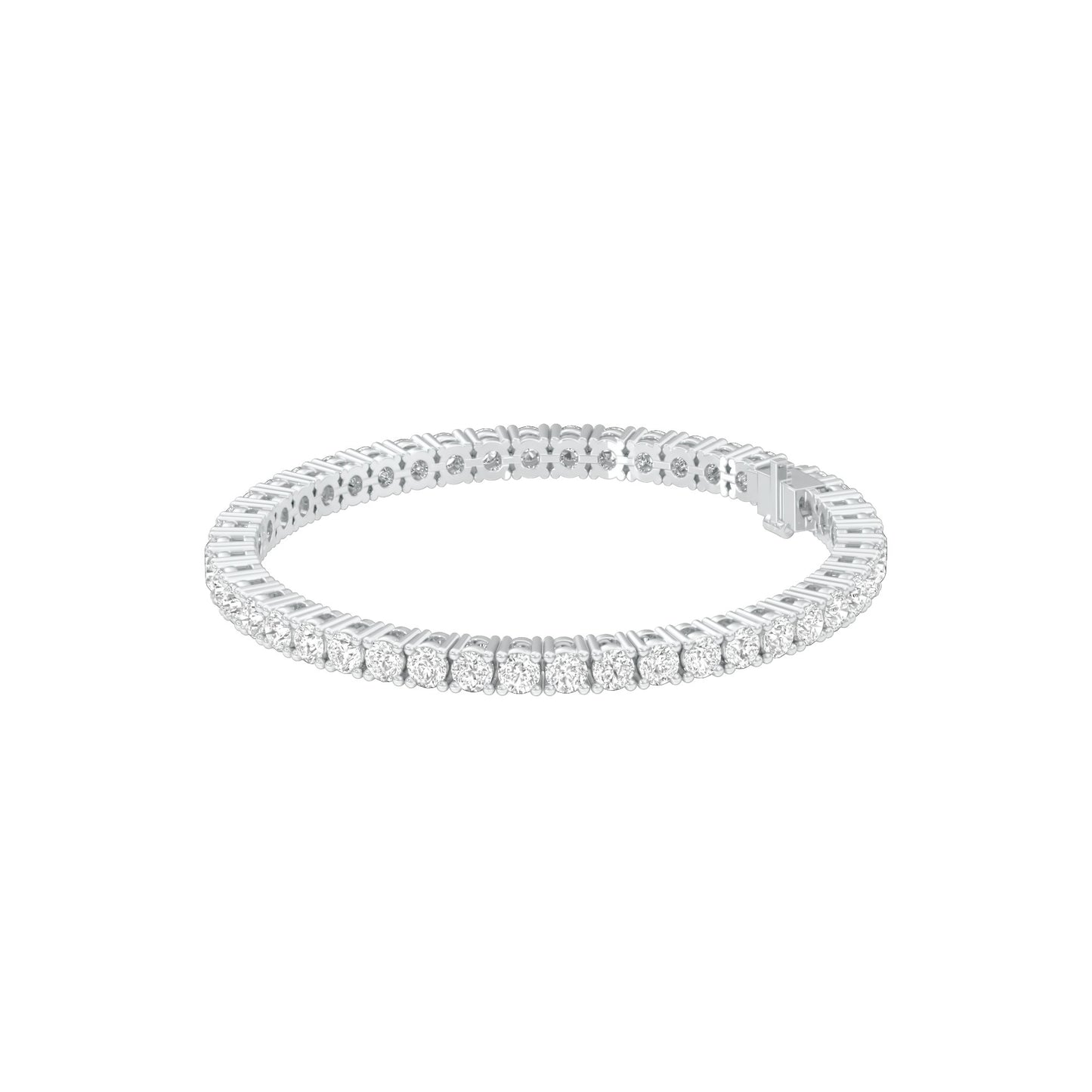 All of My Love Diamond Tennis Bracelet 18 KT / White Gold
