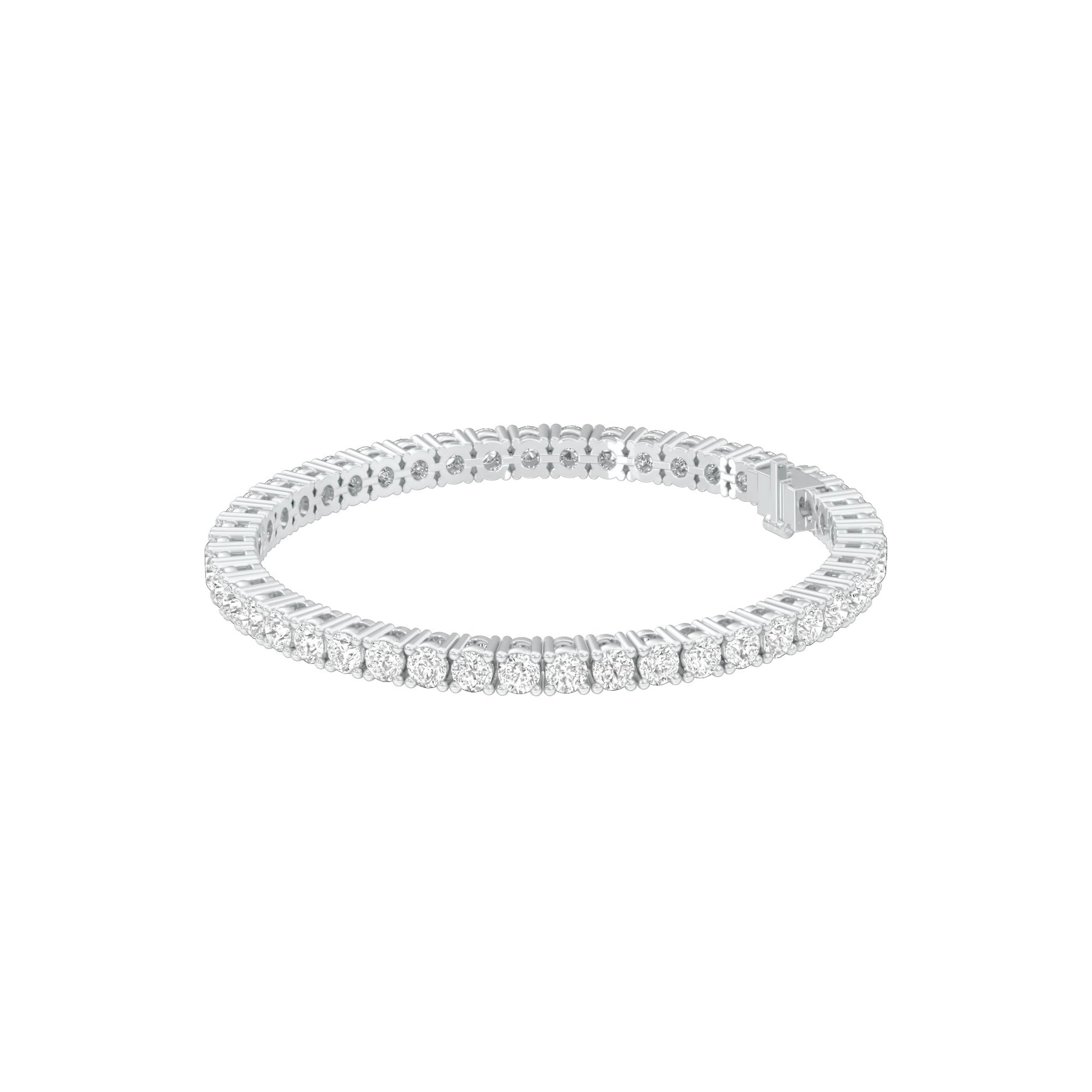 All of My Love Diamond Tennis Bracelet 18 KT / White Gold