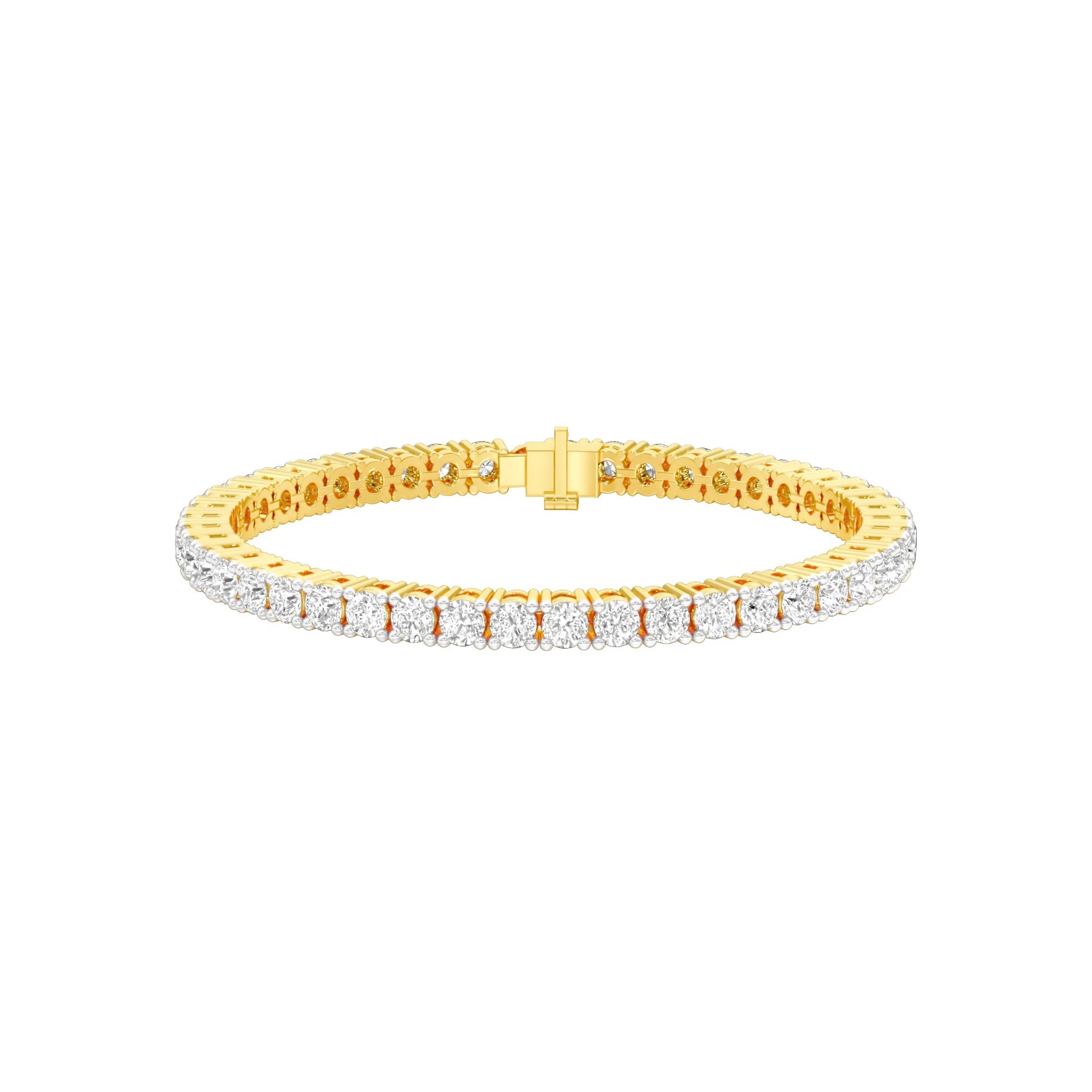 All of My Love Diamond Tennis Bracelet 18 KT / Yellow Gold