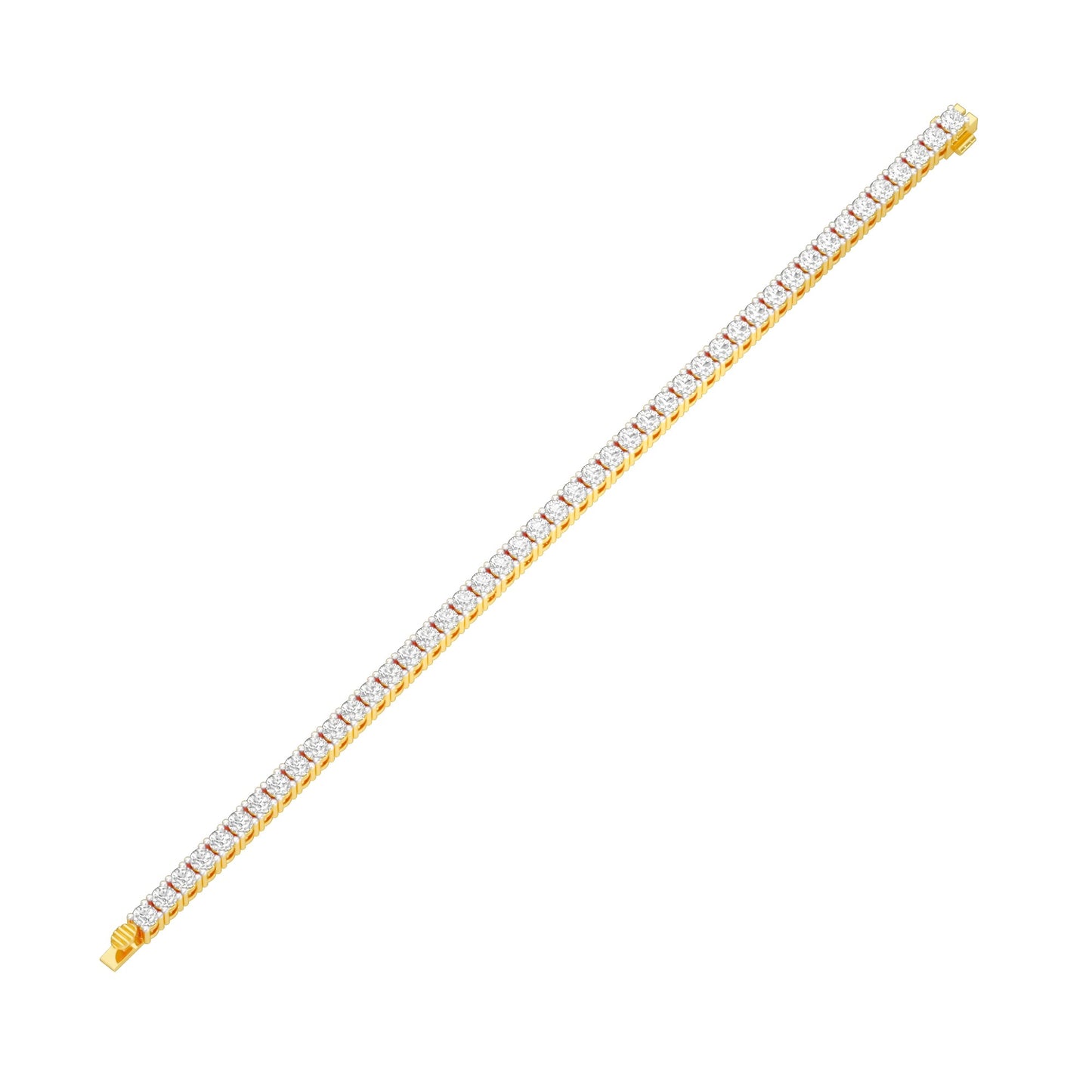 All of My Love Diamond Tennis Bracelet 18 KT / Yellow Gold