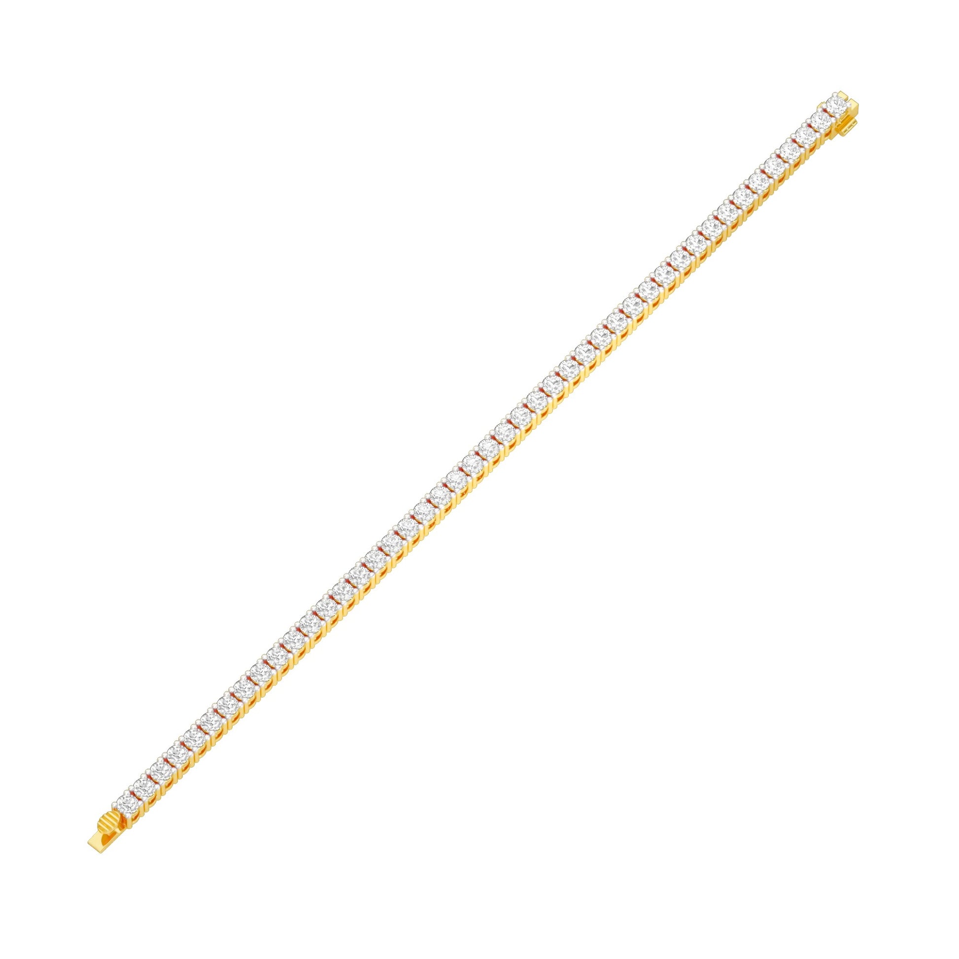 All of My Love Diamond Tennis Bracelet 18 KT / Yellow Gold
