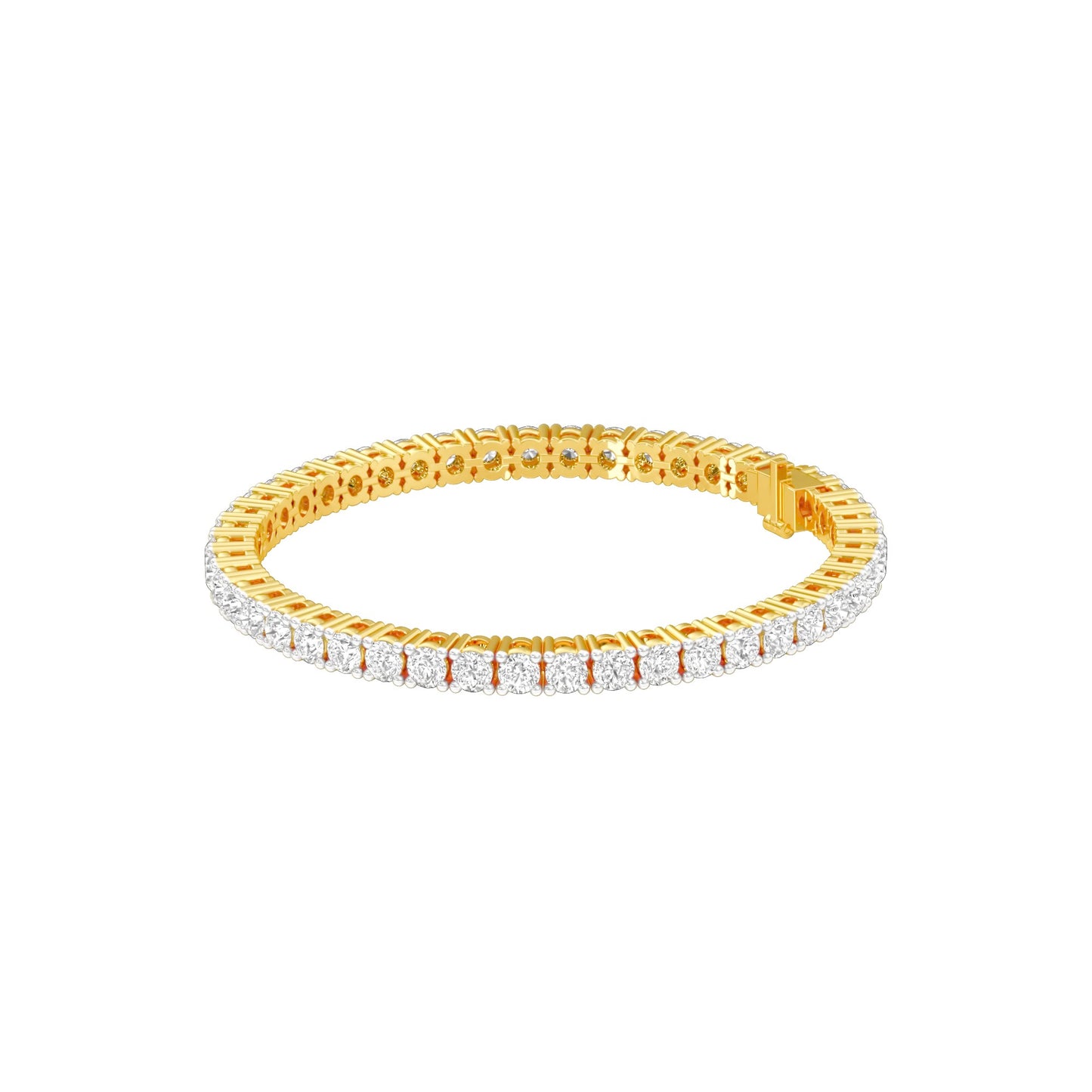 All of My Love Diamond Tennis Bracelet 18 KT / Yellow Gold