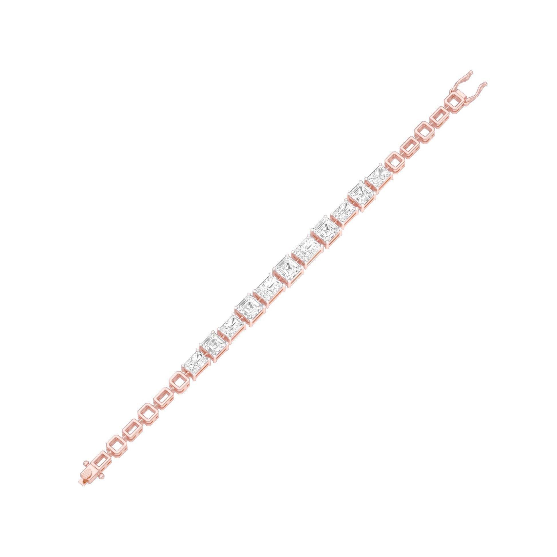 The Frame Edit Diamond Tennis Bracelet 18 KT / Rose Gold