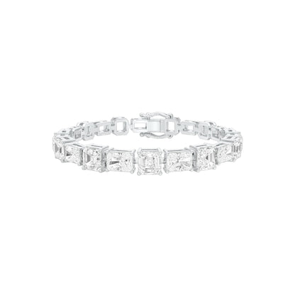 The Frame Edit Diamond Tennis Bracelet 18 KT / White Gold