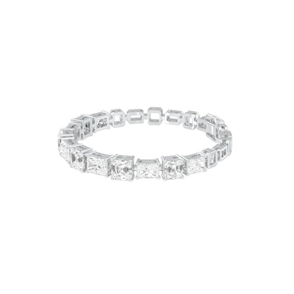 The Frame Edit Diamond Tennis Bracelet 18 KT / White Gold