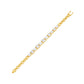 The Frame Edit Diamond Tennis Bracelet 18 KT / Yellow Gold