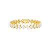 Sculpted in Symmetry Diamond Tennis Bracelet 18 KT / Yellow Gold