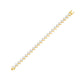 Sculpted in Symmetry Diamond Tennis Bracelet 18 KT / Yellow Gold