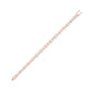 Her Silhouette Diamond Tennis Bracelet 18 KT / Rose Gold