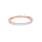 Her Silhouette Diamond Tennis Bracelet 18 KT / Rose Gold