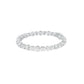 Her Silhouette Diamond Tennis Bracelet 18 KT / White Gold