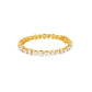 Her Silhouette Diamond Tennis Bracelet 18 KT / Yellow Gold