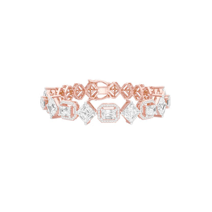 The Kingdom Within Diamond Tennis Bracelet 18 KT / Rose Gold