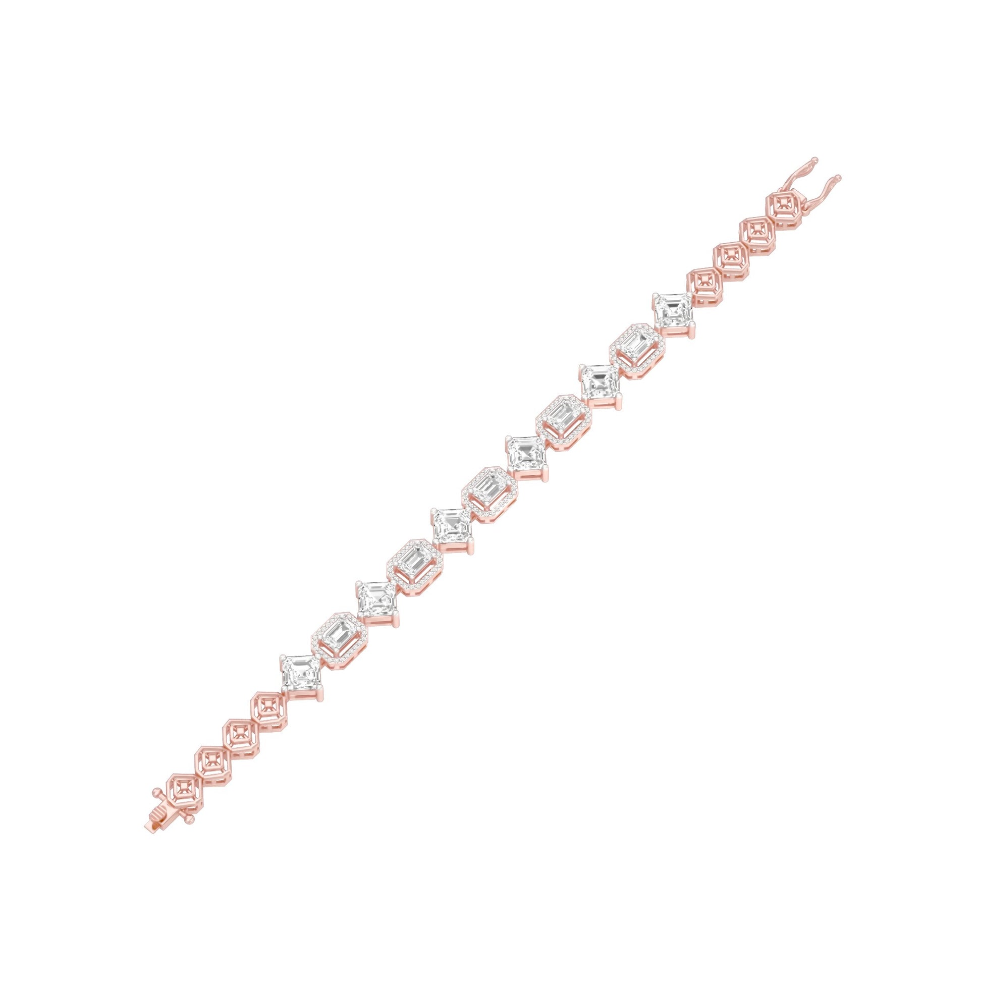 The Kingdom Within Diamond Tennis Bracelet 18 KT / Rose Gold