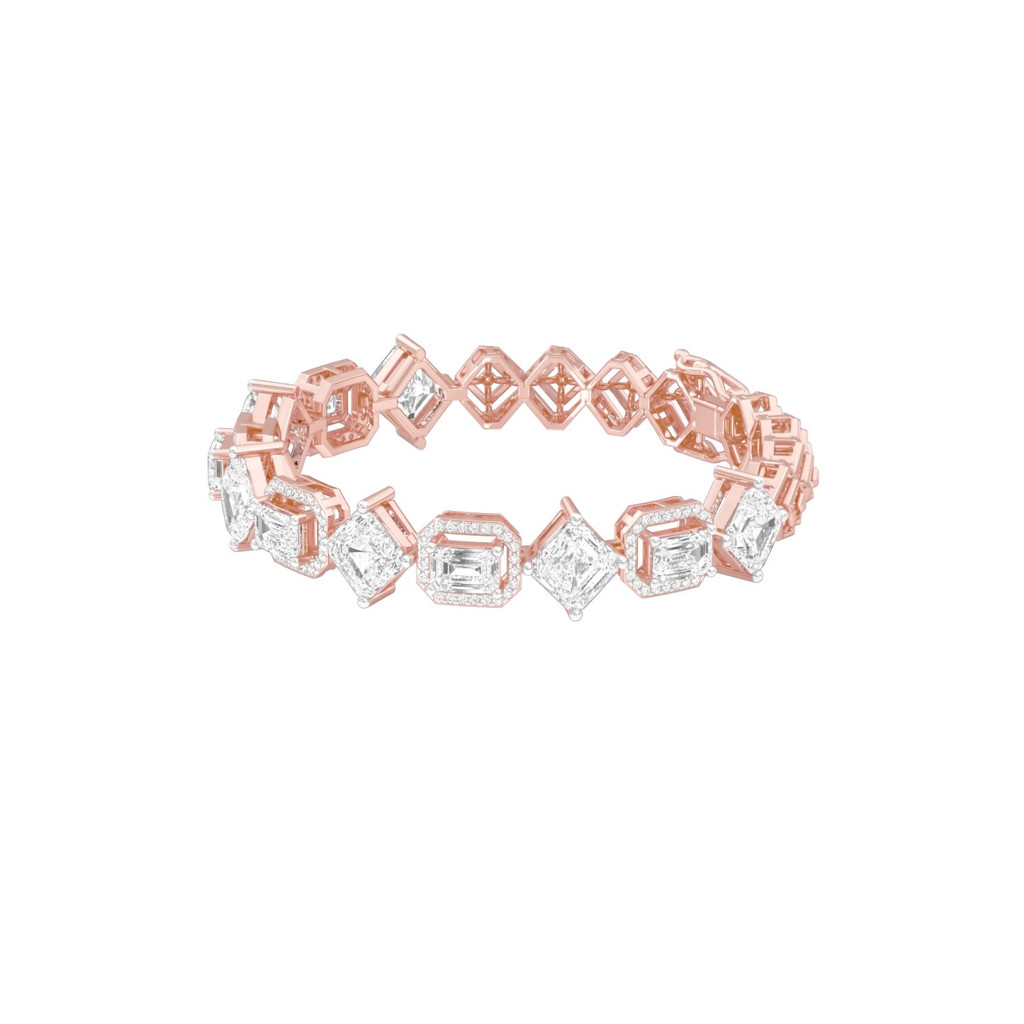 The Kingdom Within Diamond Tennis Bracelet 18 KT / Rose Gold