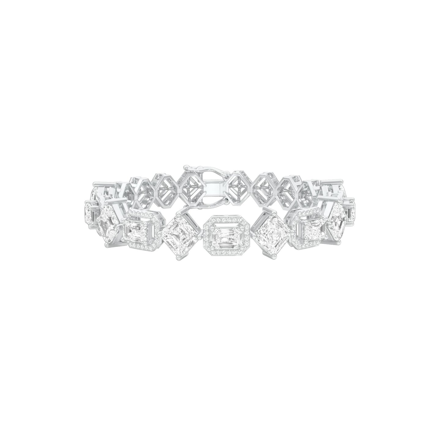The Kingdom Within Diamond Tennis Bracelet 18 KT / White Gold