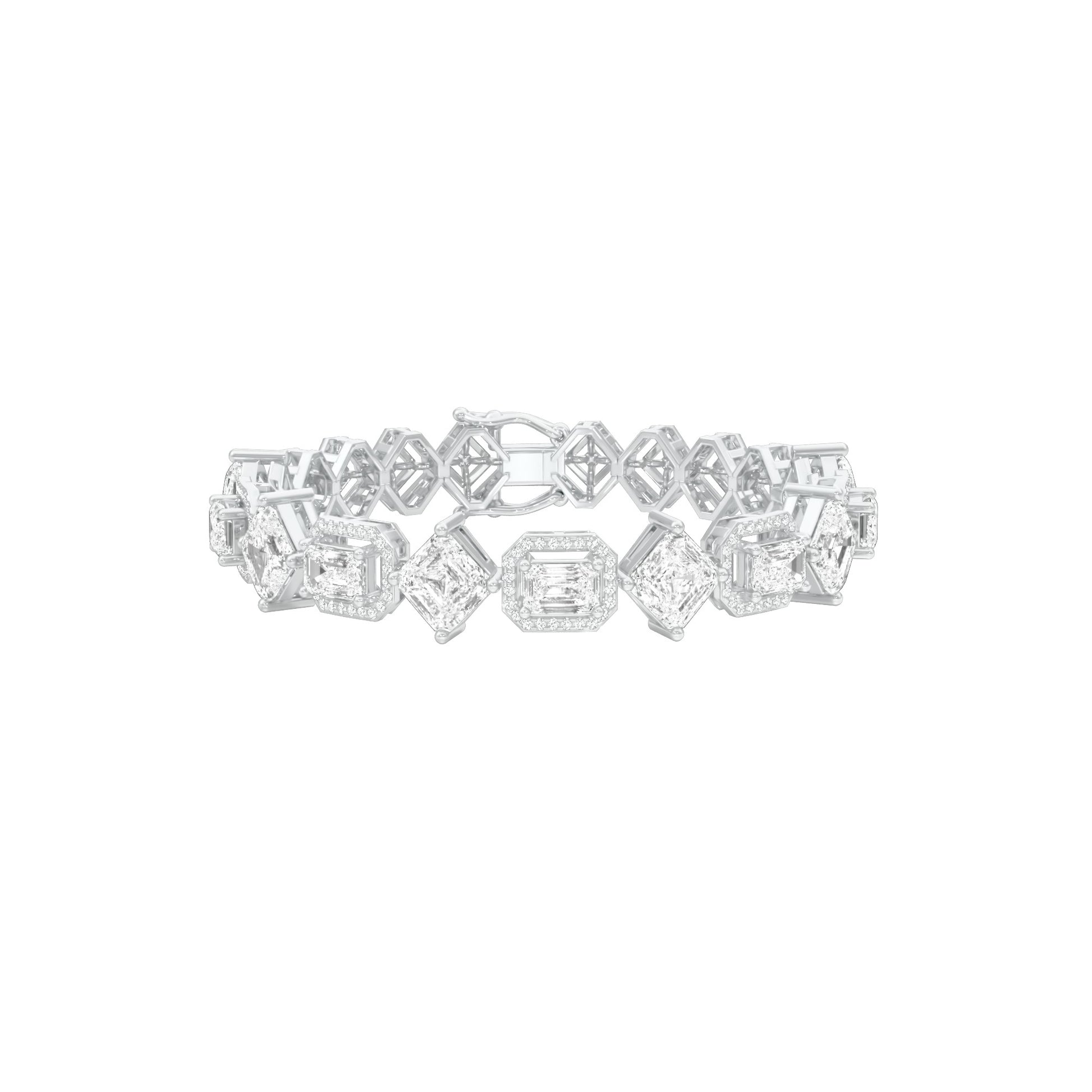 The Kingdom Within Diamond Tennis Bracelet 18 KT / White Gold