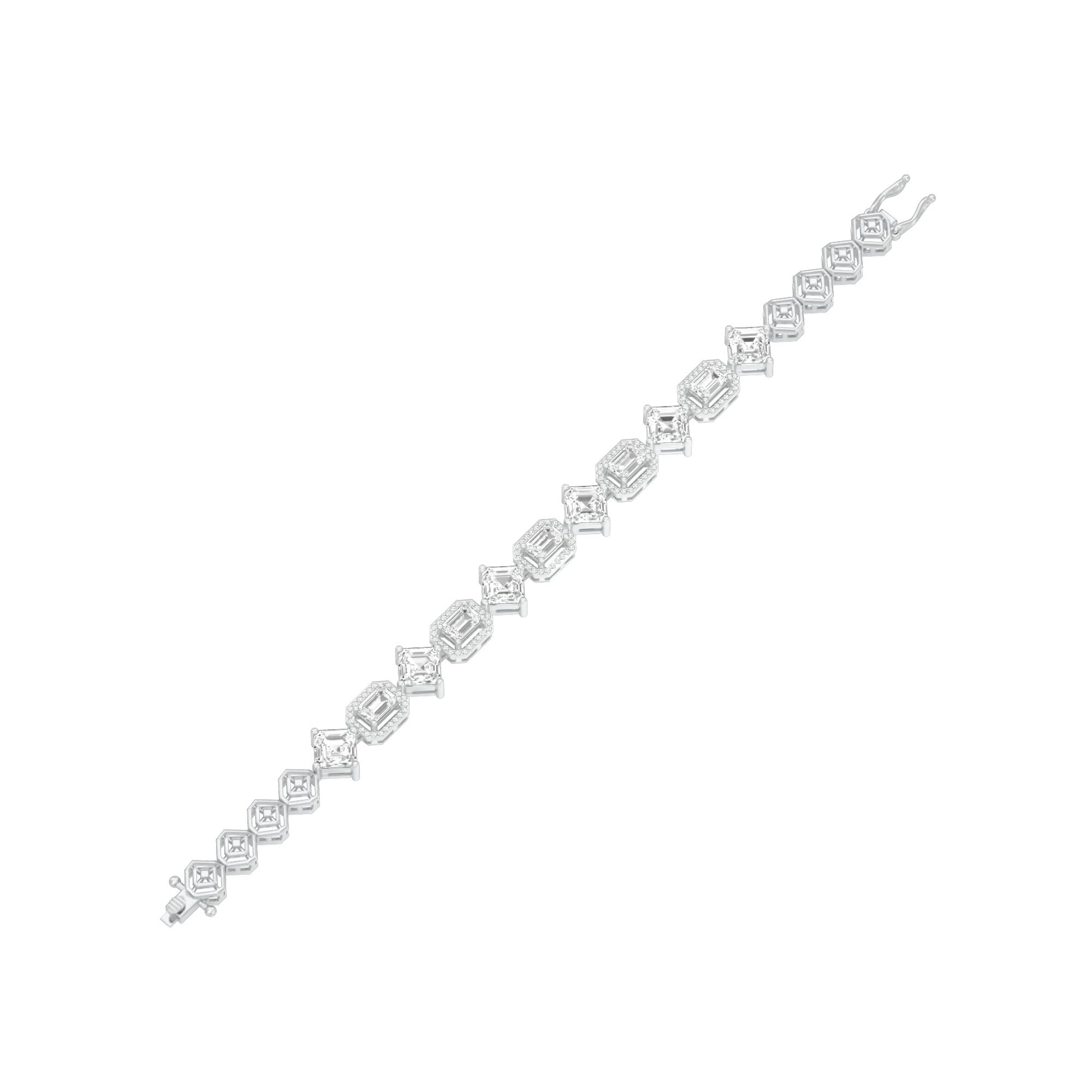The Kingdom Within Diamond Tennis Bracelet 18 KT / White Gold