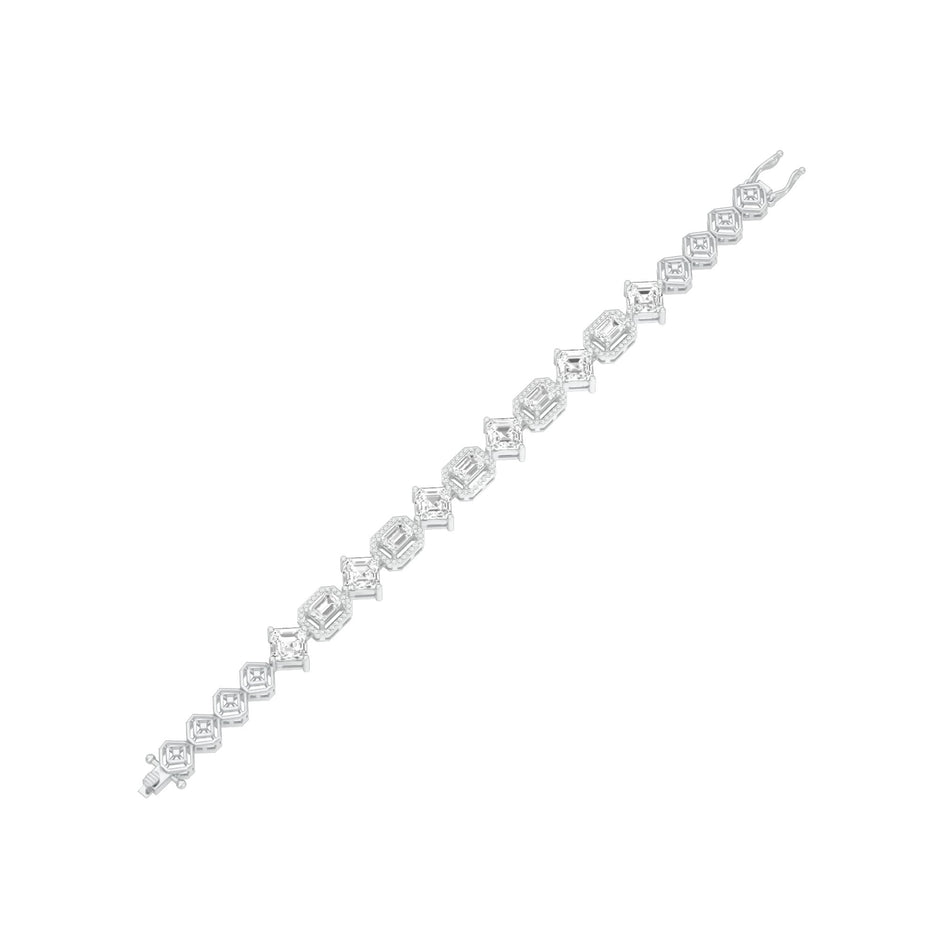 The Kingdom Within Diamond Tennis Bracelet 18 KT / White Gold